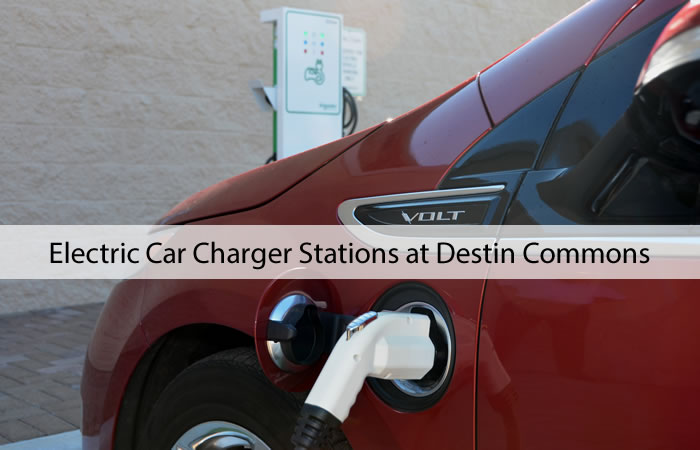 Electric Car Charger Stations at Destin Commons