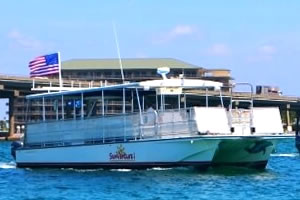 Destin Harbor Crab Island cruises.
